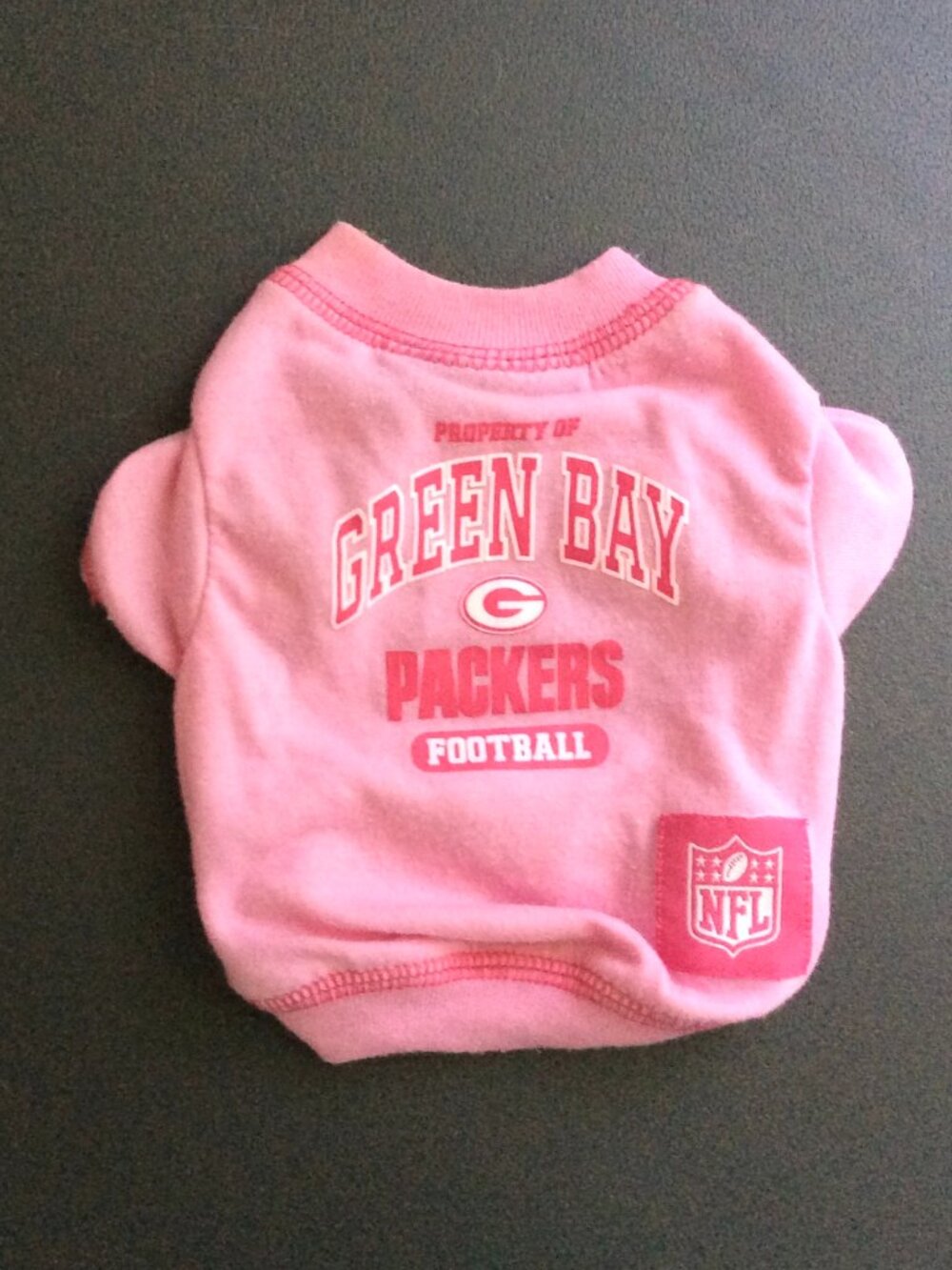 NFL Green Bay Packers Pink Pet Sweat Shirt